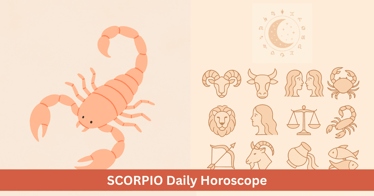 Scorpio Daily Horoscope - Sunday, April 19, 2026