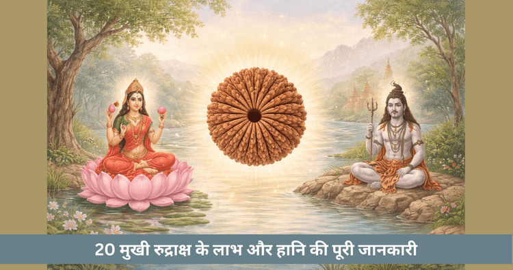 20 मुखी रुद्राक्ष लाभ और महत्व