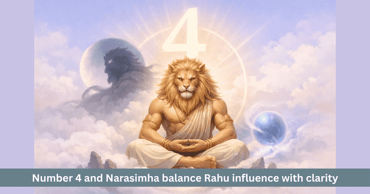 Number 4 and Narasimha: Meaning of Rahu Balance