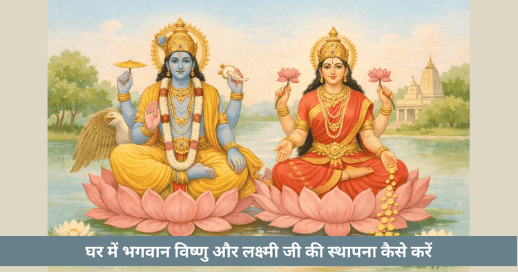 घर में विष्णु लक्ष्मी कैसे रखें