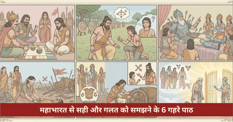 महाभारत के 6 नैतिक पाठ: सही और गलत की समझ