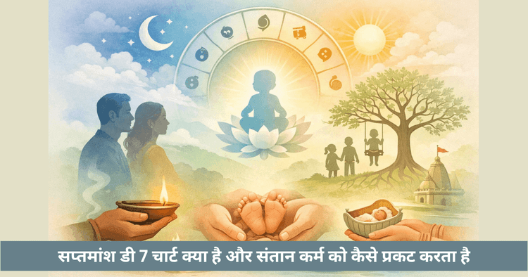 D7 सप्तमांश चार्ट: बच्चों से जुड़े कर्म की जानकारी
