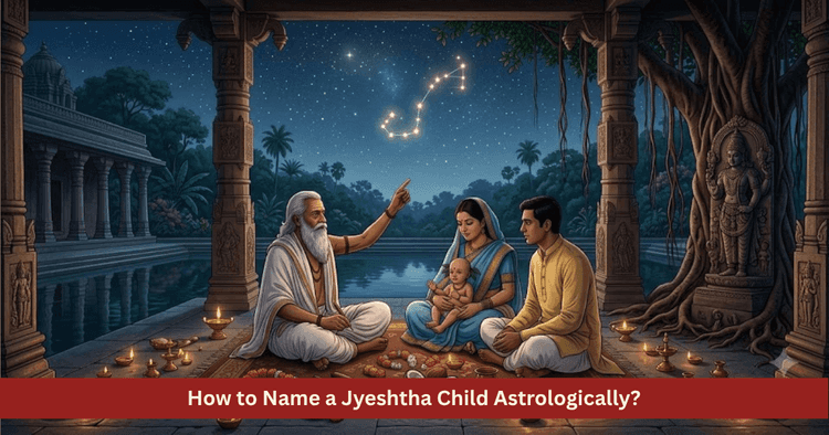 Jyeshtha Baby Naming Methods and Astrological Syllables