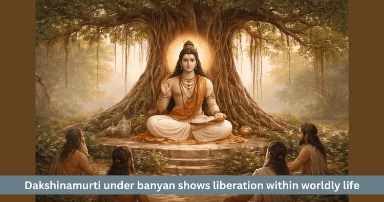 Spiritual Meaning of Dakshinamurti Beneath the Banyan Tree