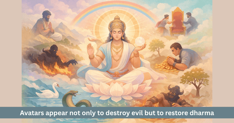 Are Divine Avatars Only for Killing Demons?