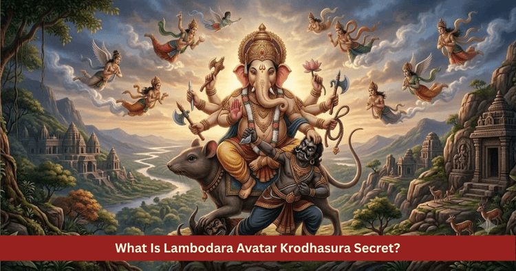 Lambodara Avatar Story and Krodhasura Slaying Significance