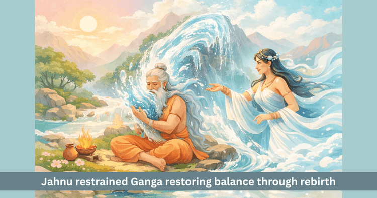 Rishi Jahnu and Ganga Story of Renewal and Divine Balance