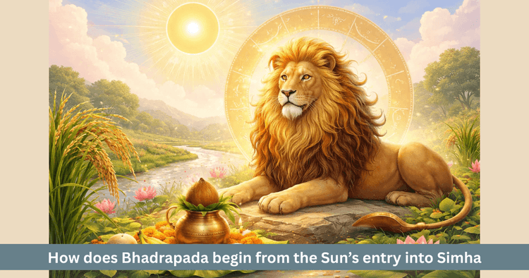 Vedic Link Between Simha Rashi and Bhadrapada Month