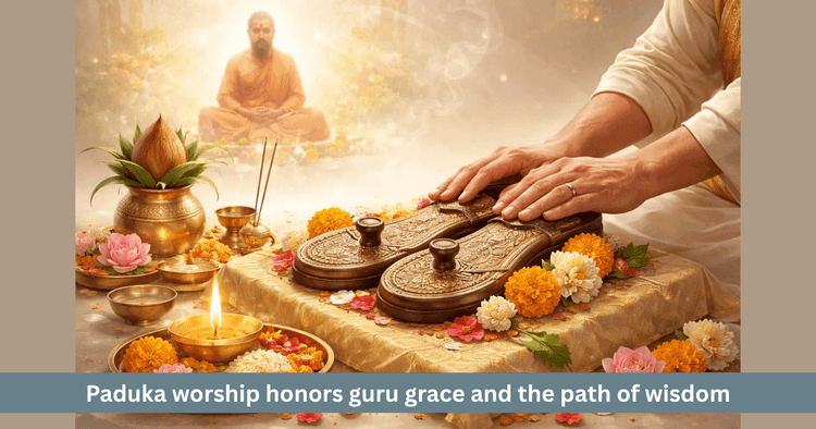 Guru Paduka Worship Guru Purnima Significance Explained