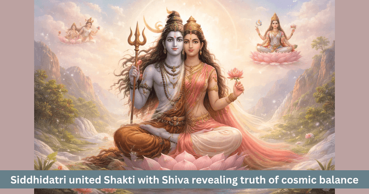 Shiva’s Half-Woman Form and Siddhidatri’s Role