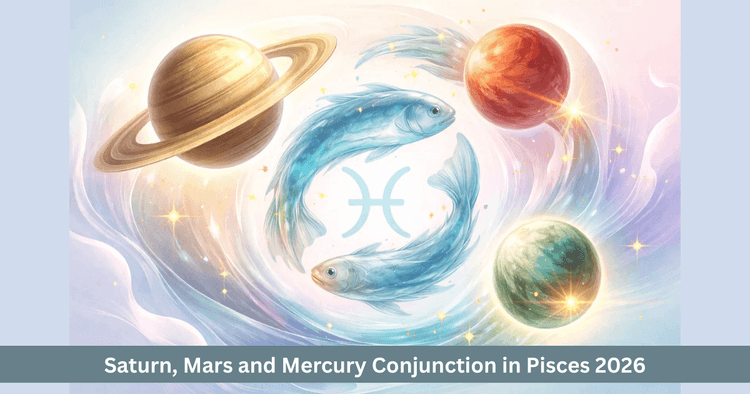 Saturn, Mars and Mercury Conjunction in Pisces 2026: Strategy and Pressure