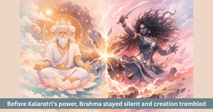 Maa Kalaratri’s Power and Brahma’s Silence