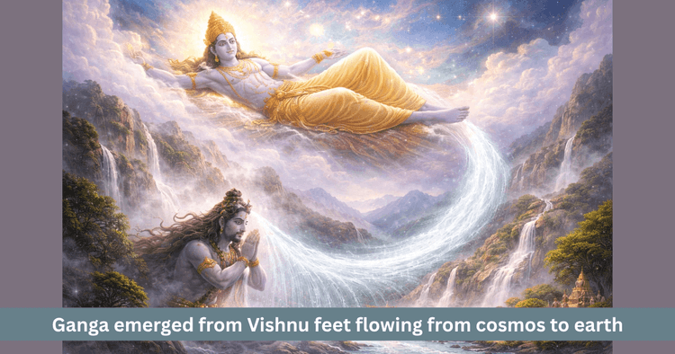 Divine Origin of Ganga and Its Connection with Vishnu