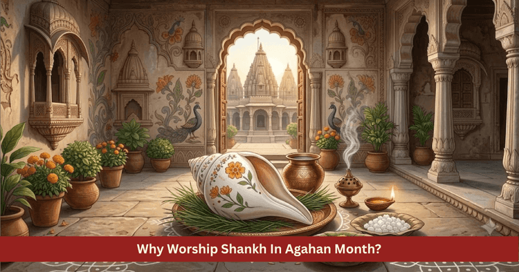 Significance And Method Of Conch Worship In Agahan Month