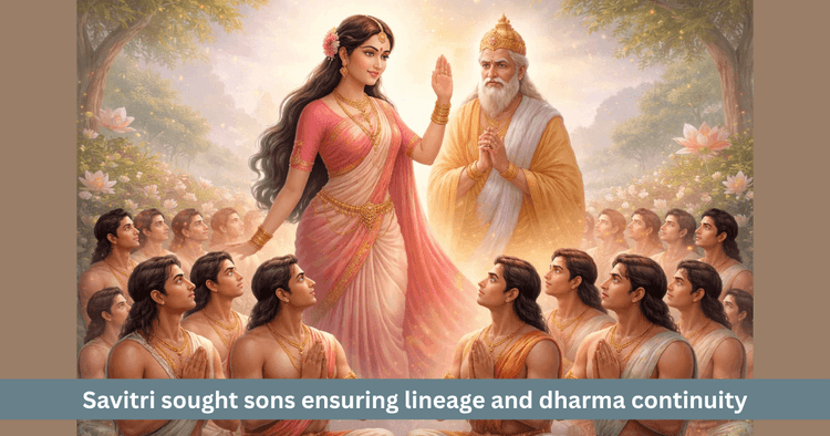 Savitri Hundred Sons: Deeper Meaning of Lineage and Dharma Continuity