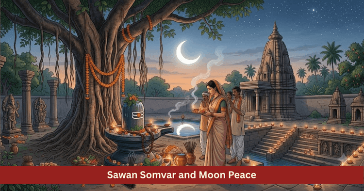 Sawan Somvar Chandra Dosha Peace Puja Vidhi and Remedies