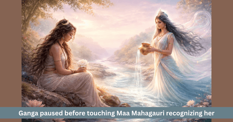 Ganga and Maa Mahagauri: Divine Pause and Extraordinary Purification