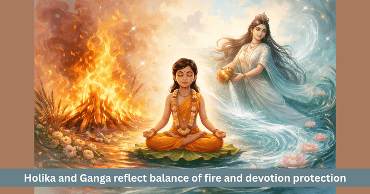 Holika Dahan and Ganga Connection: Meaning of Fire and Water Balance