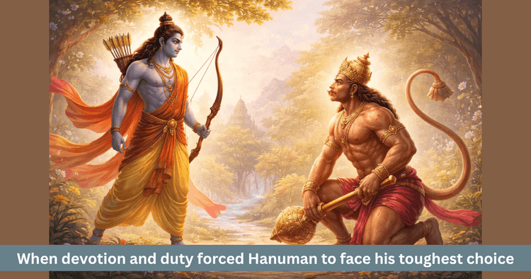 Rama and Hanuman’s Test of Devotion