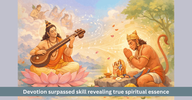 Hanuman vs Narada Musical Contest | Devotion vs Art