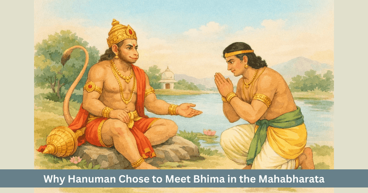 Spiritual meaning of the meeting of Bhima and Hanuman