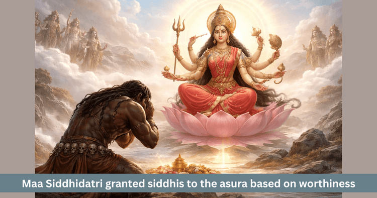 Asura and Maa Siddhidatri’s Divine Test