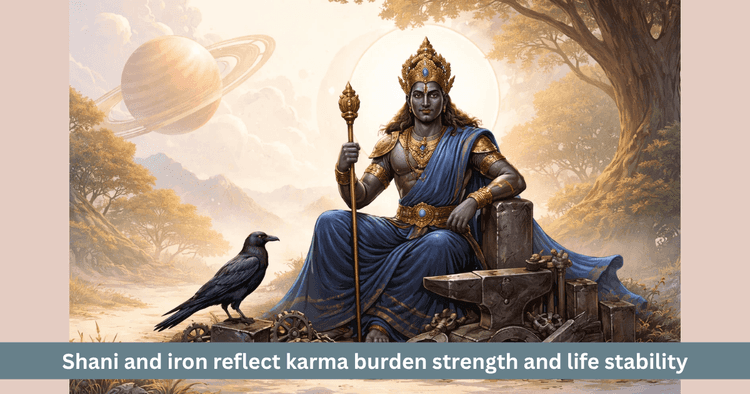 Shani and Iron Meaning: Karma, Donation and Strength