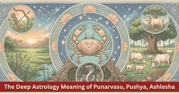 Cancer Nakshatras: Punarvasu, Pushya, and Ashlesha