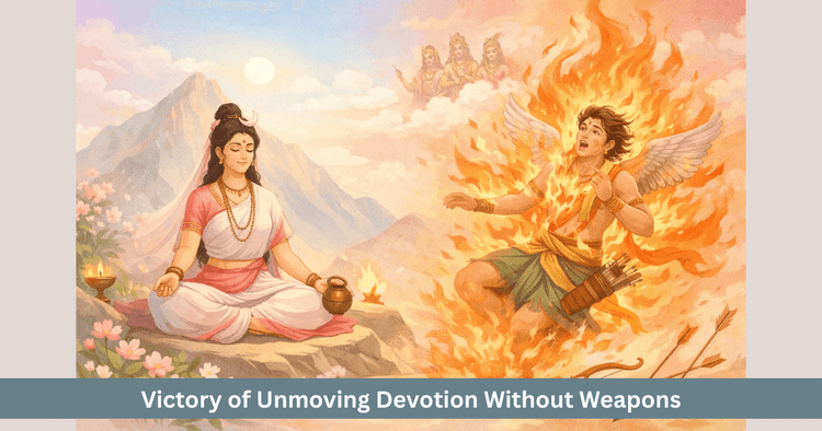 Maa Brahmacharini and Burning of Kama Deva: Story of Firm Penance
