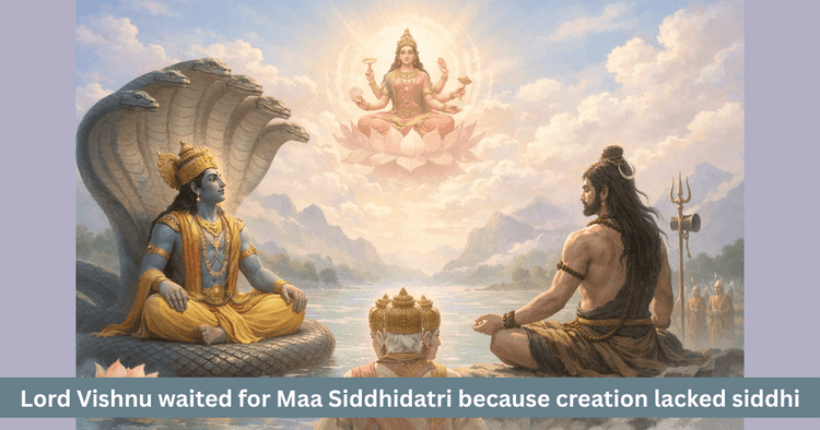 Vishnu and Siddhidatri: The Moment of Power’s Fulfillment