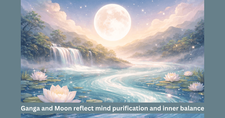 Ganga and Moon Spiritual Connection: Mind and Consciousness Explained