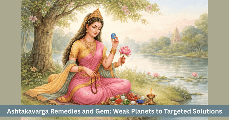 Ashtakavarga Weak Planet Gems and Remedies - Complete Guidance