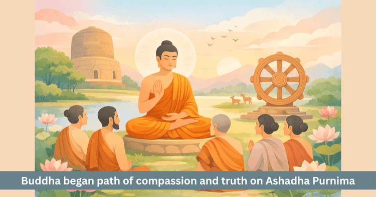 Ashadha Purnima and Dharma Wheel: Buddha’s First Sermon at Sarnath