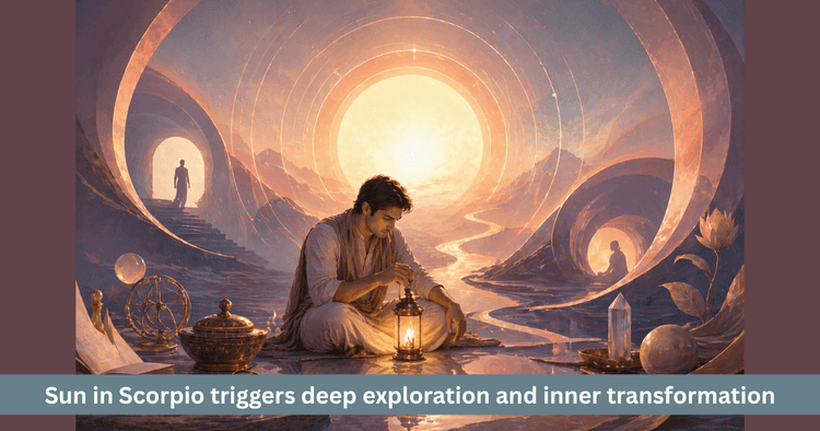 Sun Transit in Scorpio Effects on Transformation & Depth