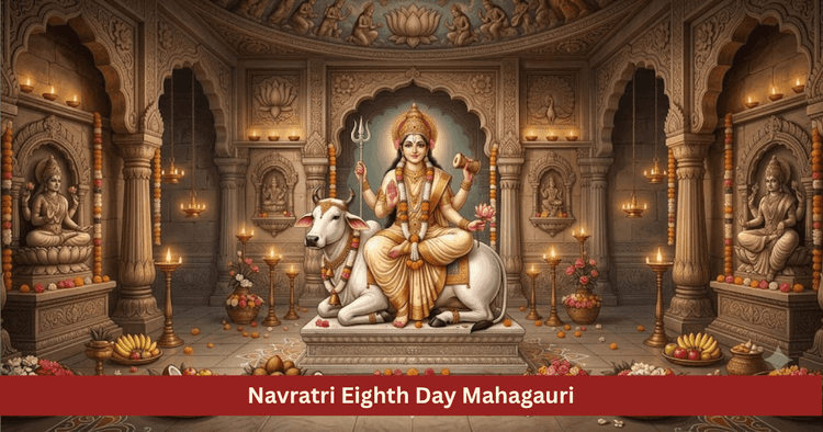 Mahagauri Worship on Navratri Eighth Day