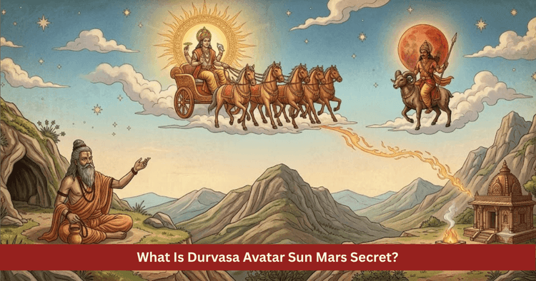Durvasa Avatar Story and Sun Mars Significance