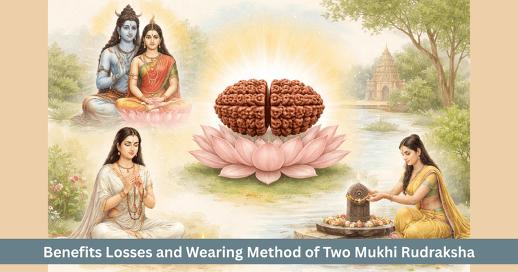 Two Mukhi Rudraksha Benefits Risks and Method