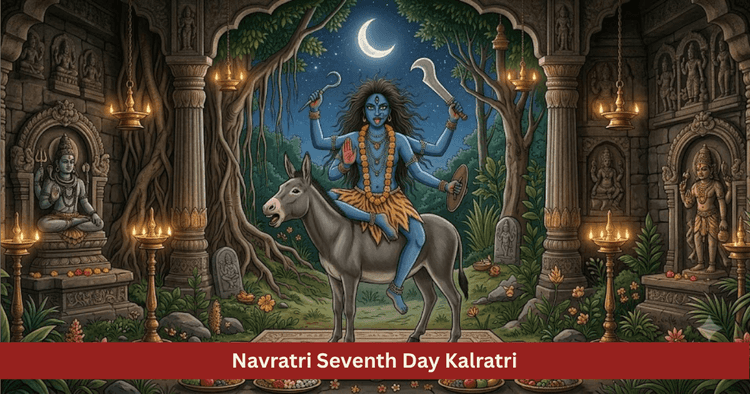 Kalratri Worship on Navratri Seventh Day