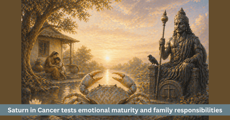 Saturn Transit in Cancer 2026: Emotional Growth, Family Duties and Inner Strength