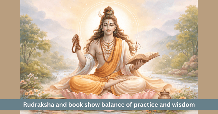 Dakshinamurti Rosary and Book Symbolism of Knowledge and Practice