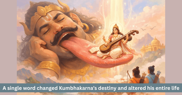 Kumbhakarna and the Word of Saraswati