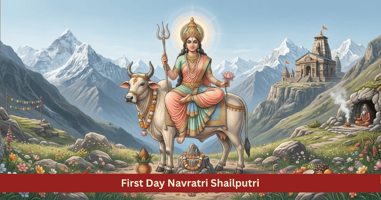 Shailputri Worship on Navratri First Day