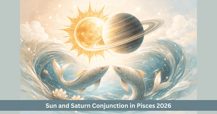 Sun and Saturn Conjunction in Pisces 2026: Emotional Accountability and Inner Strength