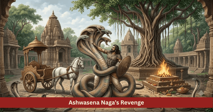 Ashwasena Naga and Karna Arrow Story