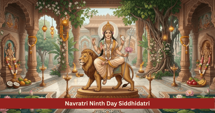 Siddhidatri Worship on Navratri Ninth Day