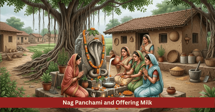 Nag Panchami Milk Offering Correct Method