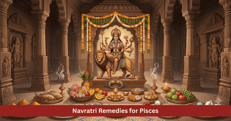 Pisces Navratri Remedies Peace Foreign Work