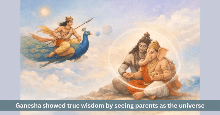 Ganesha Kartikeya Circumambulation Story