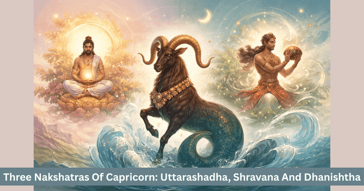Three Nakshatras Of Capricorn: Uttarashadha, Shravana, Dhanishtha