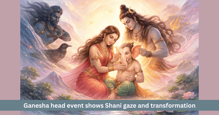 Ganesha Head Story: Shani’s Gaze and Spiritual Transformation